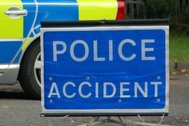 A man suffered serious injuries at the scene on Saturday