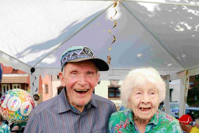 Married couple, Leonard and Myrtle Hadley, are both 100 years old