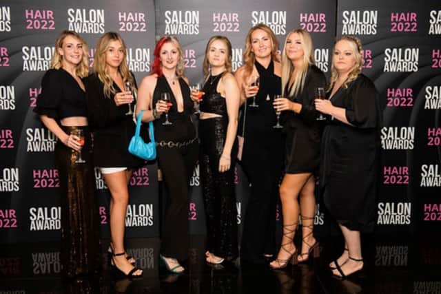 Duran's staff at the 2022 Salon of the Year Awards