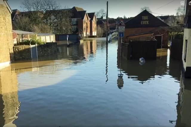 Flooding in Well Street in 2020