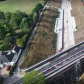 The East West Rail site in Winslow in 2022