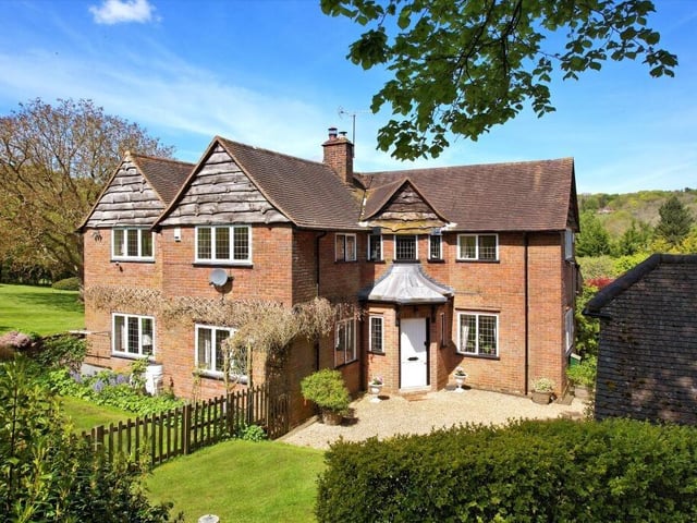 This exceptional family home offers four reception rooms, four bedrooms and four bathrooms. And if that wasn't enough there's a separate annexe, gorgeous gardens and magnificent countryside views