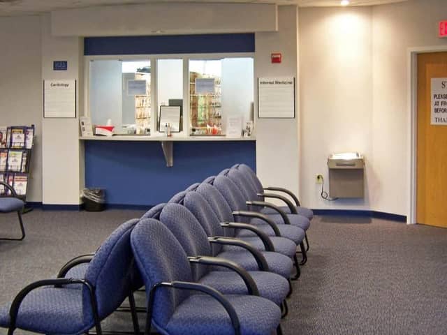 interior shot of a doctor’s waiting room, photo from Adobe stock