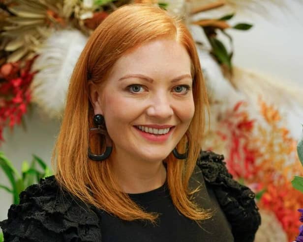 Floral Creative Rebecca Marsala is based in Buckinghamshire and creates luxury designs for weddings
