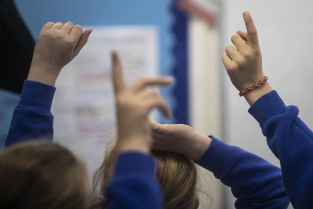 File photo dated 27/11/19 of school children in a classroom. photo from Danny Lawson/PA Images