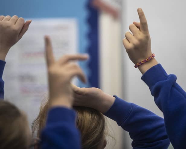 File photo dated 27/11/19 of school children in a classroom. photo from Danny Lawson/PA Images