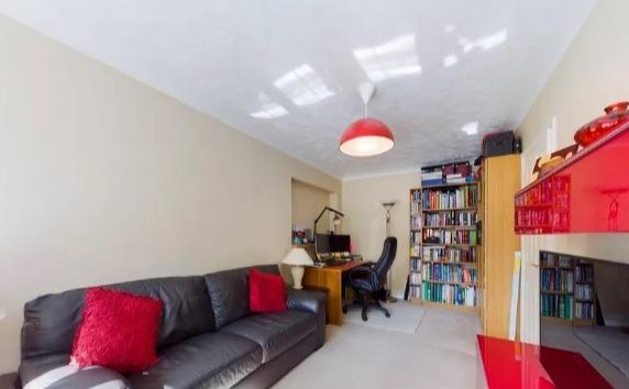 One of four reception rooms in the home, this one can also act as study if the prospective owners work from home.