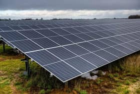 A solar farm in Yorkshire, used for illustrative purposes. Picture By Yorkshire Post Photographer, James Hardisty.