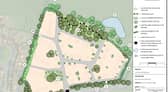 Part of the illustrative masterplan submitted to the council five years ago