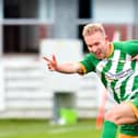 Sonny French scored twice for United at Hertford. Photo: Mike Snell.