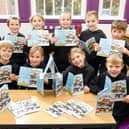 George Grenville Academy pupils with the new books