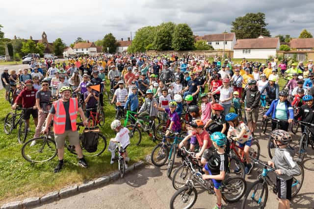 Hundreds attended the community event