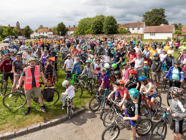 Hundreds attended the community event