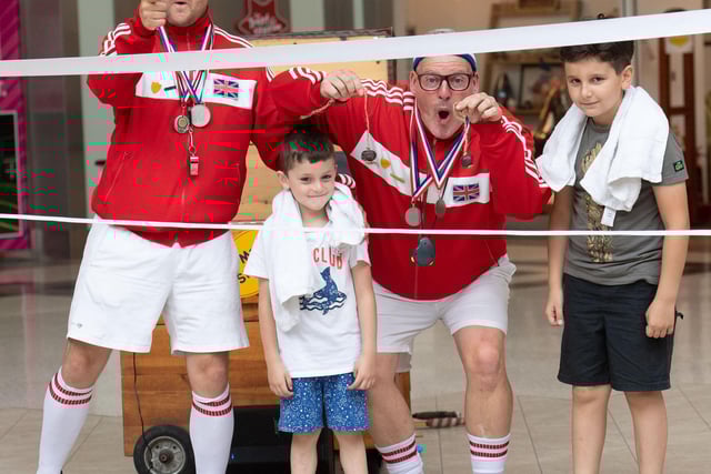It was winners all the way for children who took part in all the Olympics fun day hosted by Friars Square.