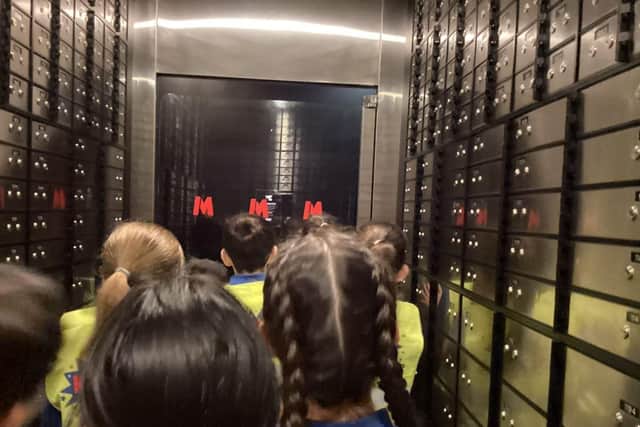 Elmhurst pupils explore the Aylesbury Metro Bank Vault