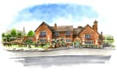 Artist’s Illustration of the new pub exterior