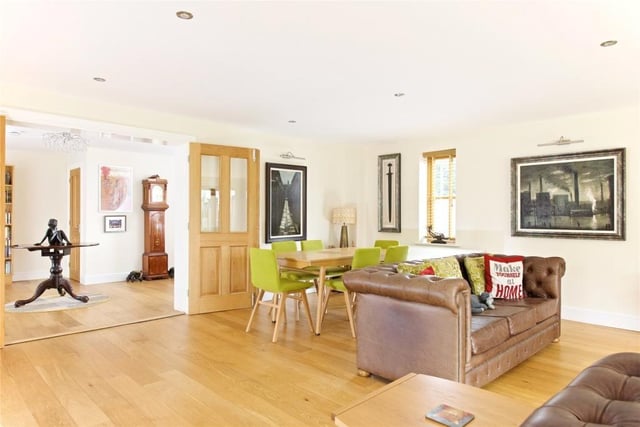 The spacious property boasts 2,954 sq ft of accommodation, including the sitting room