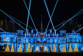 Christmas lightshow at Waddesdon Manor (Picture: Peter Greenway)