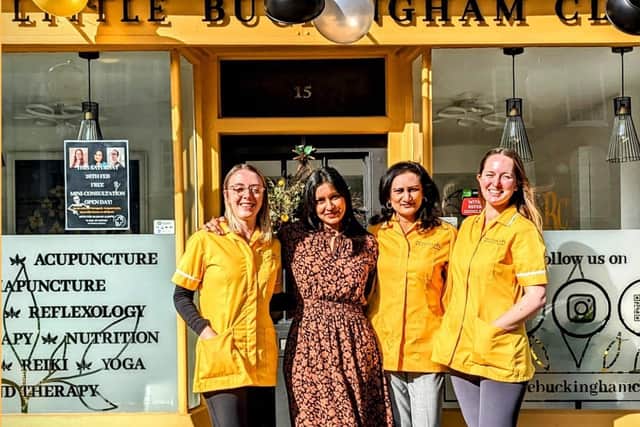 From left: acupuncturist Tish Miles Smith, clinic director Simi Godagama, ayurvedic practitioner Dr Vani and osteopath Freya Gilmore