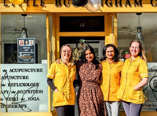 From left: acupuncturist Tish Miles Smith, clinic director Simi Godagama, ayurvedic practitioner Dr Vani and osteopath Freya Gilmore