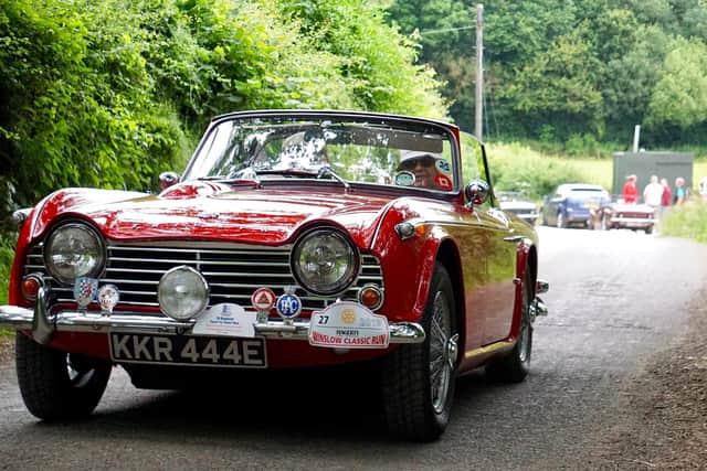 Motoring through the countryside on the Winslow Classic Run