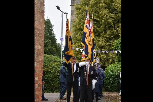 Standard bearers at the Civic Service
