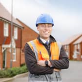 Site manager Robert Cox at the Kingsbrook development in Aylesbury