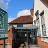 Queens Park Arts Centre entrance. Where you can come to kickstart your creativity!