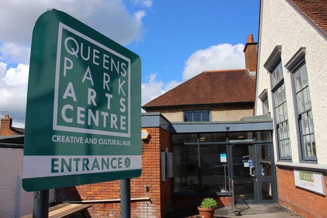 Queens Park Arts Centre entrance. Where you can come to kickstart your creativity!