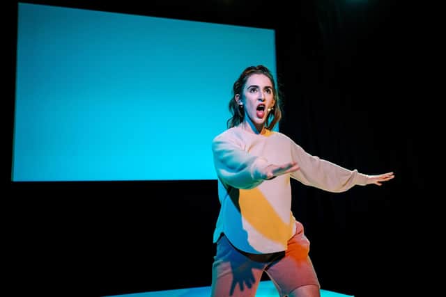Jenna also wrote the one-woman show, photo by Mihaela Bodlovic