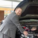 left Justin Boon, Head of Business, Vertu Mercedes-Benz of Aylesbury and Senior Diagnostic Technicia