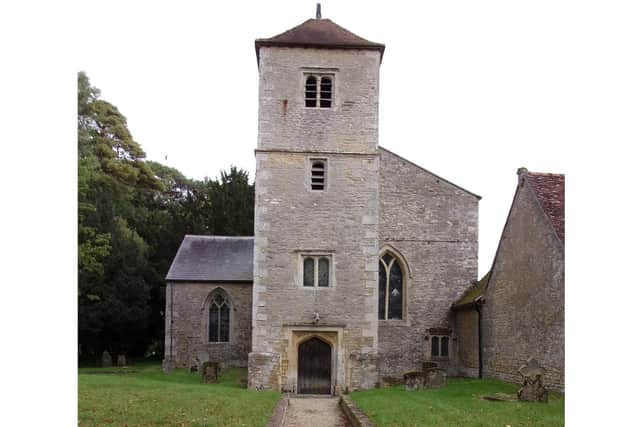 The talk takes place in Chetwode's historic parish church