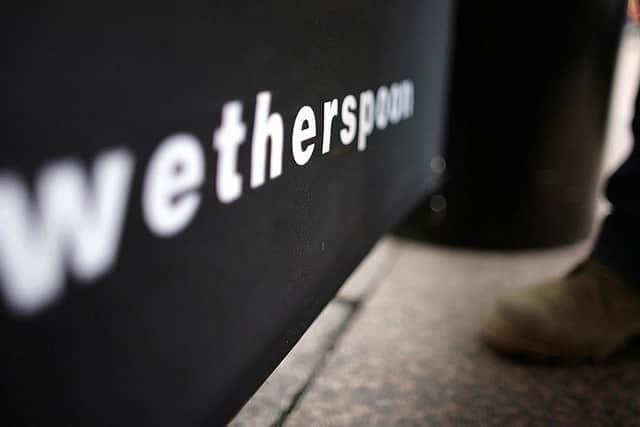 Wetherspoon sales are set to soar.