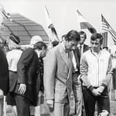 Prince Charles meeting members of the British team at the 1984 Paralympics, photo from © WheelPower