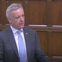 Rob Butler speaking in Westminster Hall, photo from Parliament TV