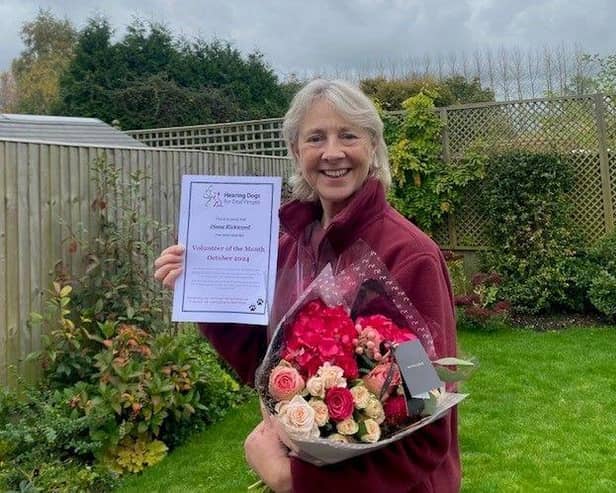 Longwick resident, Diane Rickwood, is Hearing Dogs for Deaf People's Volunteer of the Month