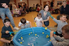 Families having fun together