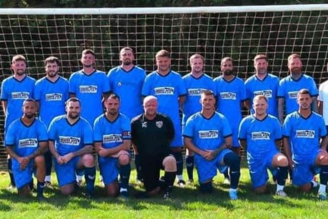 The title-winning Stoke Mandeville players.