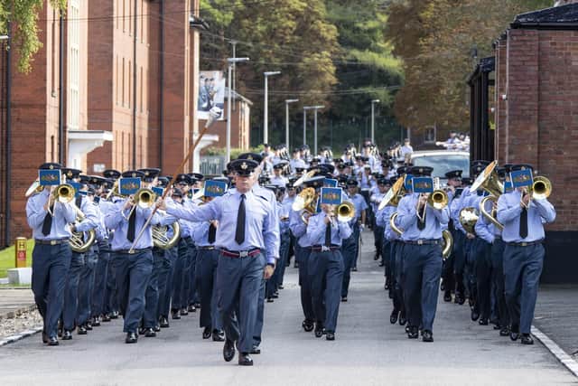 Royal Air Force personnel completing their final rehearsals. Photo by Miss Luka Waycott