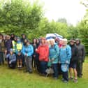 Nearly 90 people joined in the celebrations at Hughenden Manor