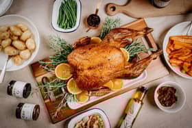A festive Copas turkey spread
