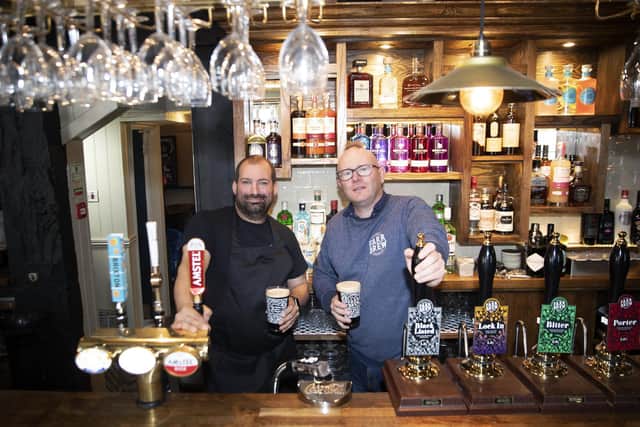 The Bell Head Chef Chris Lonergan and Farr Brew Founder Nick Farr
