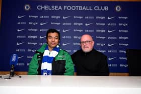 Prince Tandukar with Paul Archer (Photo by Darren Walsh/Chelsea FC via Getty Images)