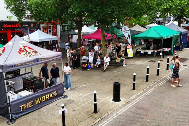 A number of businesses participated in a brand new free event in Aylesbury. Photo by Laura McGovern