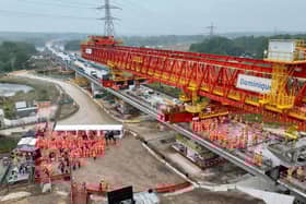 The bridge in Buckinghamshire is now the longest of its kind in the UK