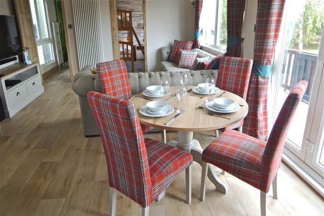 The Woodland Retreat Lodge's interior