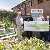 The Handover of the cheque to CCHF