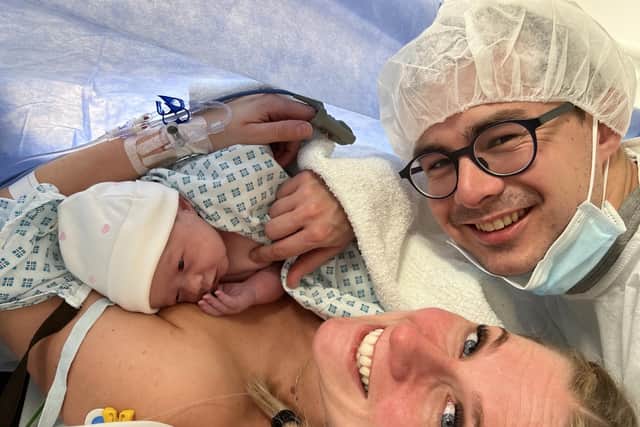 They recently welcomed Ivy into the world