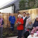 Clarendon House residents with Andy Savage of Buckingham Men in Sheds