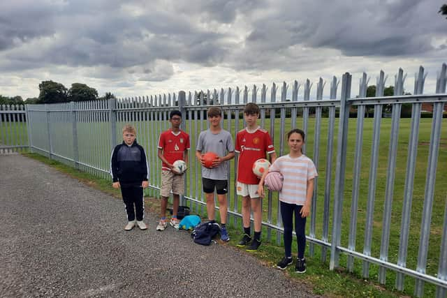 There is a lack of local areas for children to play football in the neighbourhood